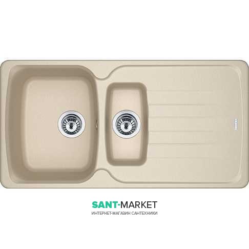 Мойка для кухни Franke Antea AZG 651 врезная оборотная Fragranite бежевый 114.0499.202