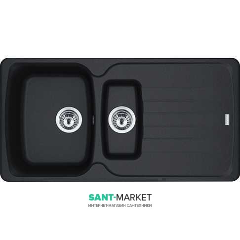 Мойка для кухни Franke Antea AZG 651 врезная оборотная Fragranite оникс 114.0499.203