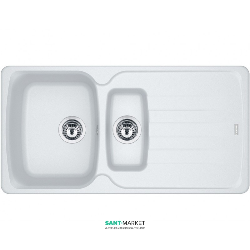Мойка для кухни Franke Antea AZG 651 врезная оборотная Fragranite белый 114.0499.205