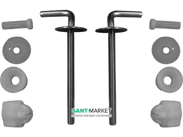 Петлі для дюропластового сидіння з кришкою для унітазу Jika Lyra Plus метал H8943830000001