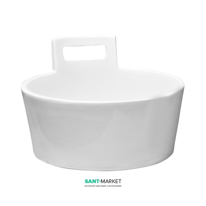 Раковина для ванной накладная Jika Art Ø 46 см керамика белый H8101410001041