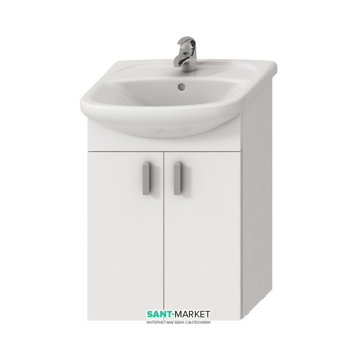 Тумба подвесная под раковину Jika Lyra Plus 53 см белый H4519524323001