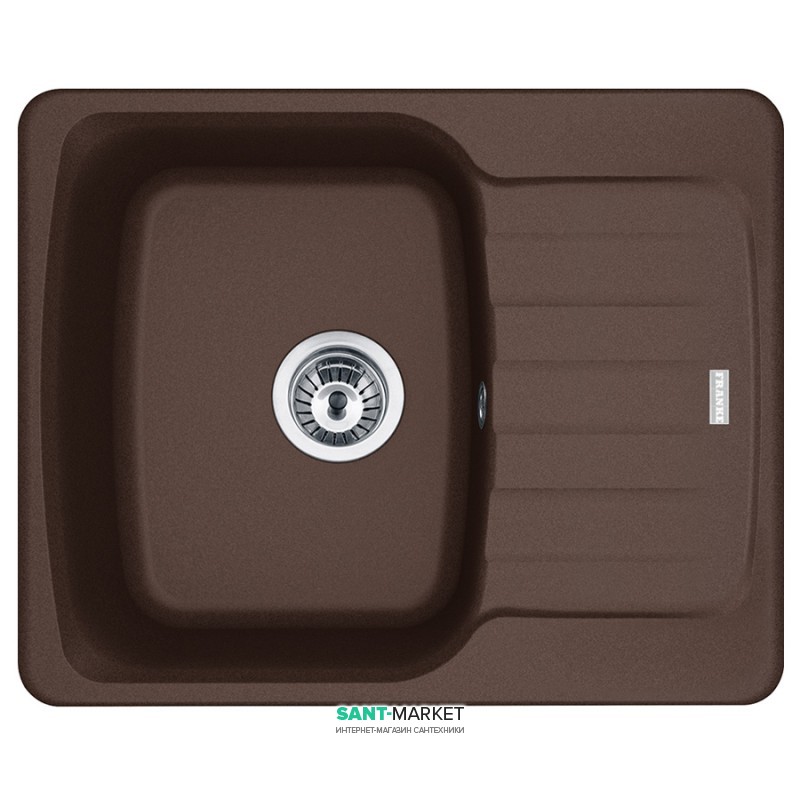 Мойка для кухни Franke Antea AZG 611-62 врезная оборотная Fragranite шоколад 114.0499.153