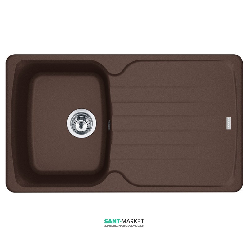 Мойка для кухни Franke Antea AZG 611-86 врезная оборотная Fragranite шоколад 114.0499.183
