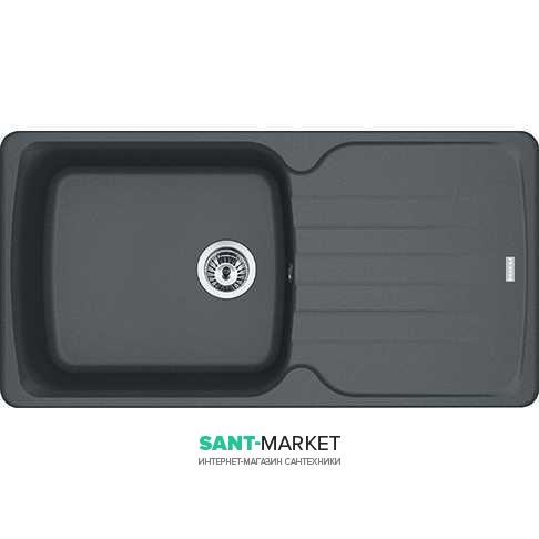 Мойка для кухни Franke Antea AZG 611-97 XL врезная оборотная Fragranite графит 114.0499.176