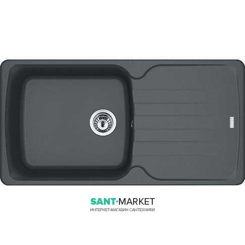 Мойка для кухни Franke Antea AZG 611-97 XL врезная оборотная Fragranite графит 114.0499.176