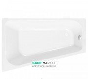 Ванна акриловая Kolpa-san Beatrice-D ассиметричная угловая правая  белый 170х110 см 771050