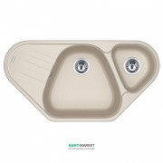 Мойка для кухни Franke Antea AZG 661-E врезная угловая Fragranite сахара 114.0499.209