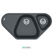 Мийка для кухні Franke Antea AZG 661-E врізна кутова Fragranite графіт 114.0499.221