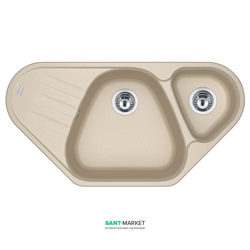Мийка для кухні Franke Antea AZG 661-E врізна кутова Fragranite бежевий 114.0499.222