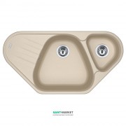Мойка для кухни Franke Antea AZG 661-E врезная угловая Fragranite бежевый 114.0499.222