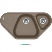 Мийка для кухні Franke Antea AZG 661-E врізна кутова Fragranite мигдаль 114.0499.224