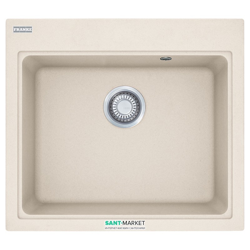 Мойка для кухни Franke Maris MRG 610-58 врезная прямоугольная Fragranite ваниль 114.0502.833