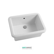 Хозяйственная раковина Jika Doris полувстраиваемая 59х45 см керамика белый H8510290000001