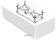 Панель и каркас для прямоугольной ванны Kolpa-san Destiny/ Tamia 170x70 см белый 992240/571278