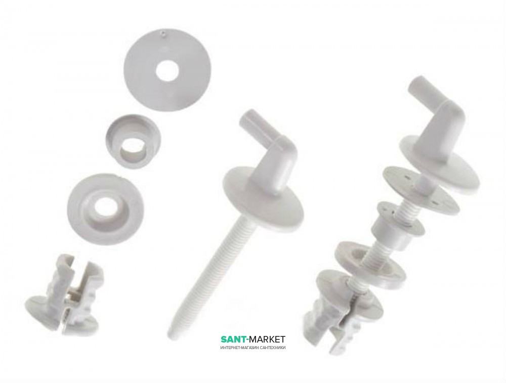 Петли для сидения с крышкой для унитаза Jika Dino пластик белый H8925140000001