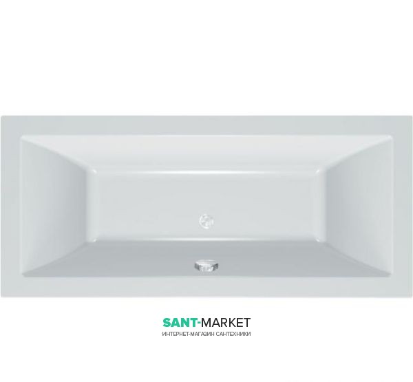 Ванна акрилова Kolpa-san Rapido 200х90 см прямокутна білий 523956