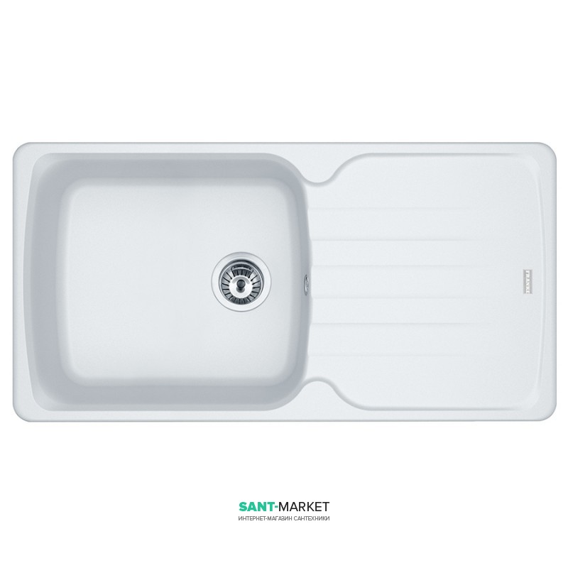 Мойка для кухни Franke Antea AZG 611-97 врезная оборотная Fragranite белый 114.0499.211