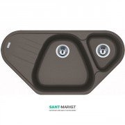 Мойка для кухни Franke Antea AZG 661-E врезная угловая Fragranite шторм 114.0499.226