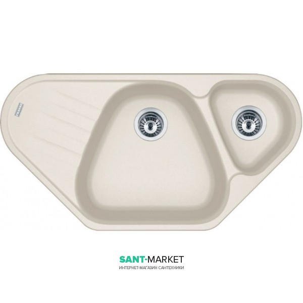 Мойка для кухни Franke Antea AZG 661-E врезная угловая Fragranite ваниль 114.0499.227