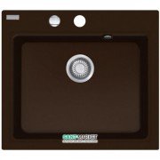 Мойка для кухни Franke Maris MRG 610-58 врезная прямоугольная Fragranite шоколад 114.0502.829