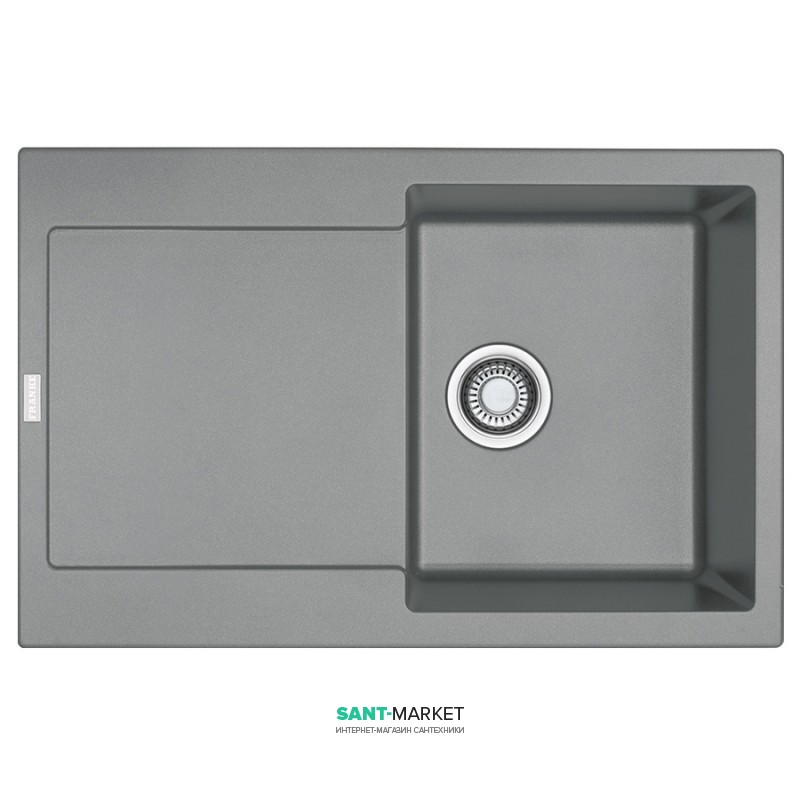 Мойка для кухни Franke Maris MRG 611 врезная оборотная Fragranite серый камень 114.0565.117