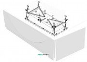 Панель и каркас для прямоугольной ванны Kolpa-san Destiny/ Tamia 170x70 см белый 992240/571278