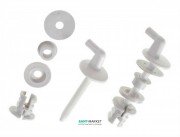 Петли для сидения с крышкой для унитаза Jika Dino пластик белый H8925140000001