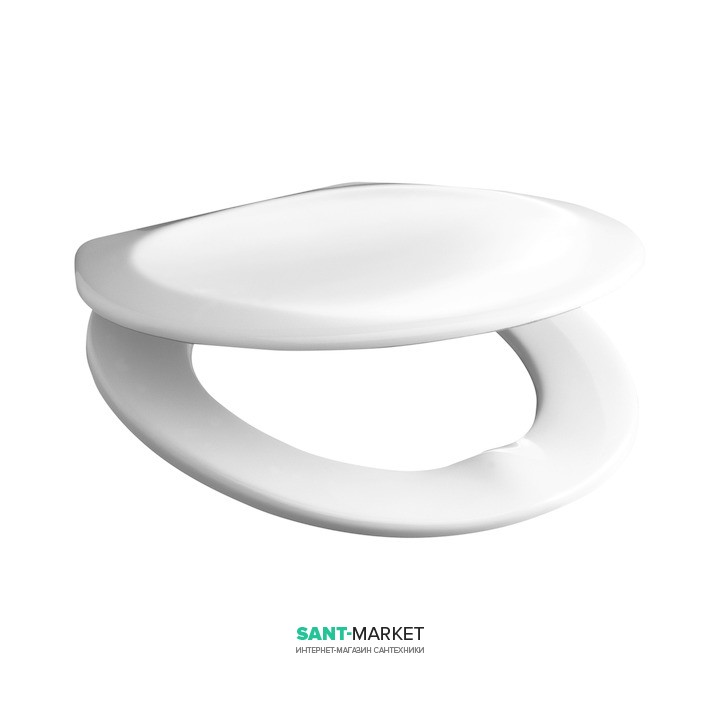 Сидіння з кришкою для унітазу Jika Dino антибактеріальну дюропласт білий H8933703000631