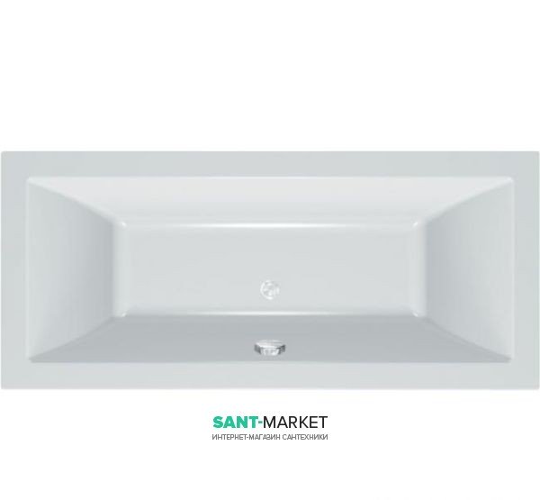 Ванна акриловая Kolpa-san Rapido 200х90 см прямоугольная белый 523956