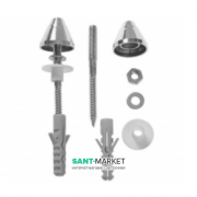 Крепление для писсуара Jika Livo с хромированными колпачками H8925360008911