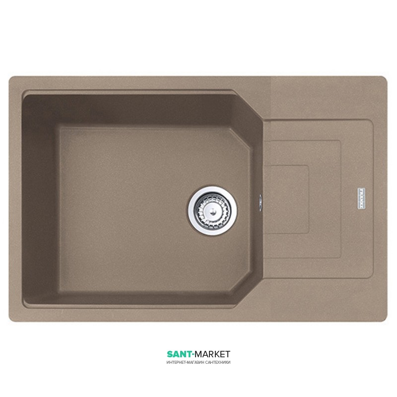 Мойка для кухни Franke Urban UBG 611-78 XL врезная оборотная Fragranite миндаль 114.0574.980