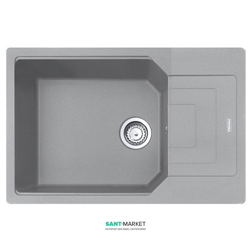 Мойка для кухни Franke Urban UBG 611-78 XL врезная оборотная Fragranite серый камень 114.0574.982
