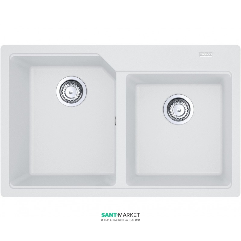 Мийка для кухні Franke Urban UBG 620-78 врізна Fragranite білий 114.0574.972