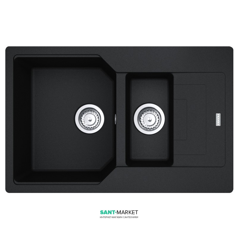 Мойка для кухни Franke Urban UBG 651-78 врезная оборотная Fragranite оникс 114.0574.989