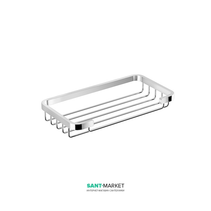 Полочка для ванной Jika Generic решетчатая 20 см хром H3853D30041001