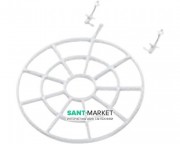 Решетка для технического унитаза Jika Mira пластик белый H8950490000001