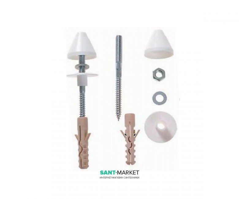 Кріплення для пісуара Jika Livo з білими ковпачками H8925360008901