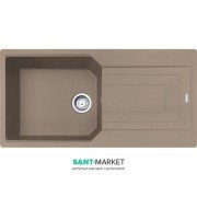 Мойка для кухни Franke Urban UBG 611-100 XL врезная оборотная Fragranite миндаль 114.0574.932