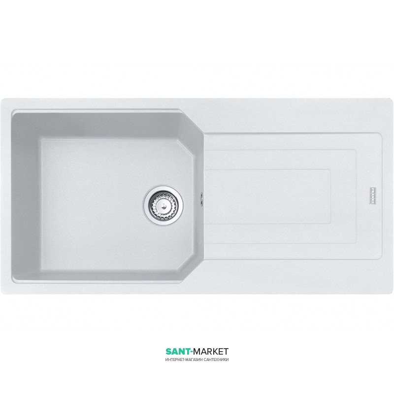 Мийка для кухні Franke Urban UBG 611-100 XL врізна зворотний Fragranite білий 114.0574.933