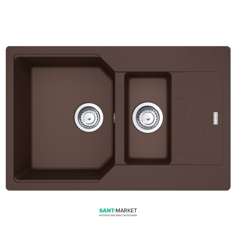 Мойка для кухни Franke Urban UBG 651-78 врезная оборотная Fragranite шоколад 114.0574.986