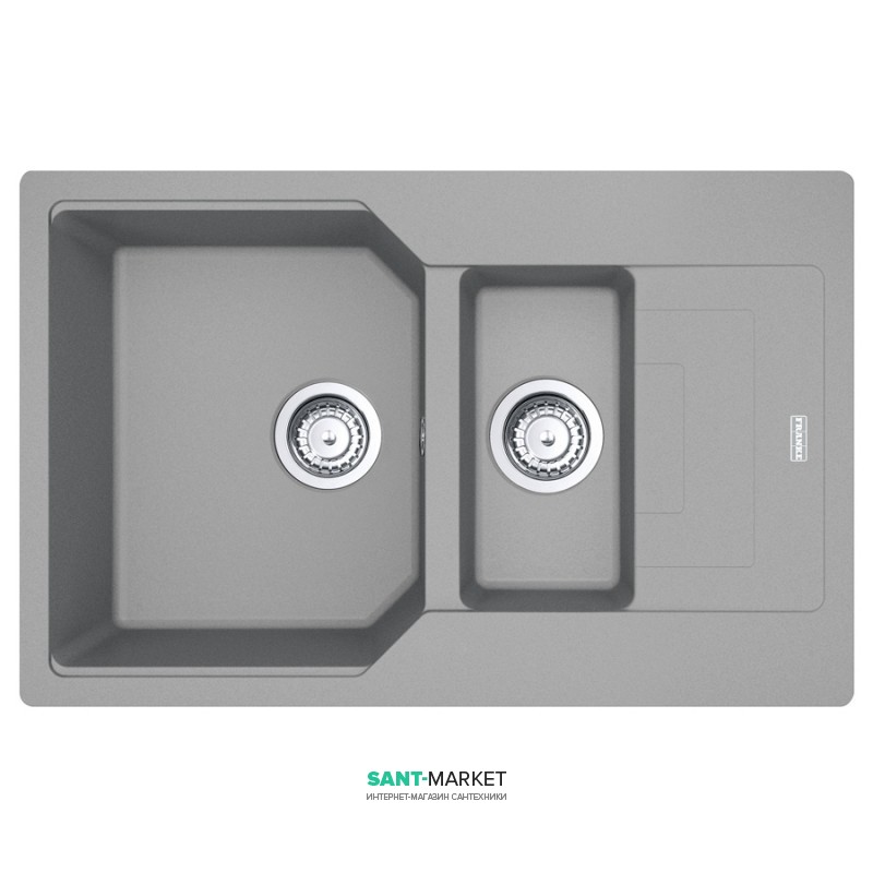 Мойка для кухни Franke Urban UBG 651-78 врезная оборотная Fragranite серый камень 114.0574.992
