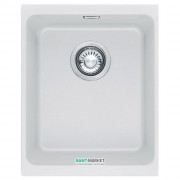 Мойка для кухни Franke Kubus KBG 110-34 монтаж под столешницу Fragranite белый 125.0158.602