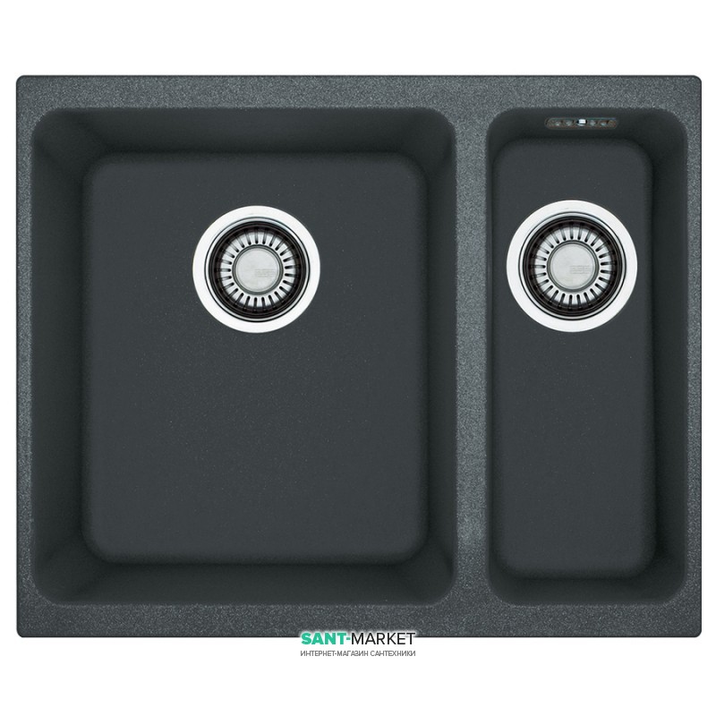 Мойка для кухни Franke Kubus KBG 160 монтаж под столешницу Fragranite графит 125.0072.749
