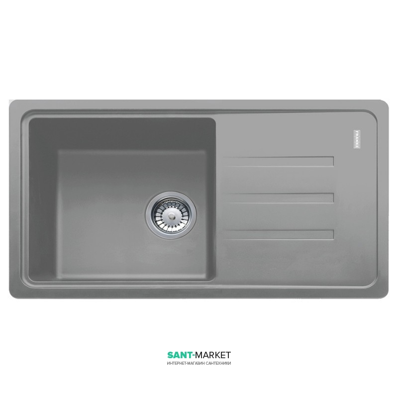 Мойка для кухни Franke Malta BSG 611-78 врезная оборотная Fragranite серый камень 114.0575.041
