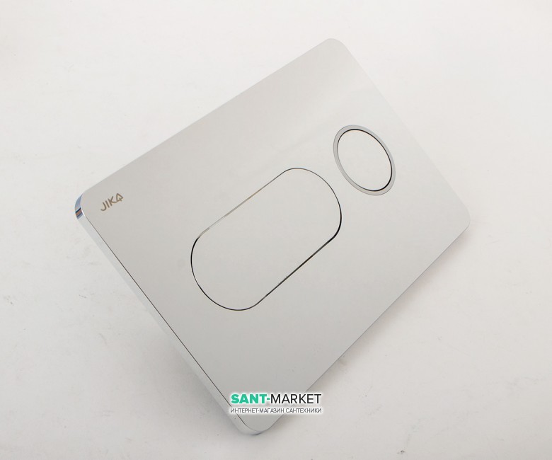 Панель смыва Jika Modul PL8 основа глянцевый хром кольцо матовый хром H8936460040001