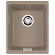 Мийка для кухні Franke Kubus KBG 110-34 монтаж під стільницю Fragranite мигдаль 125.0331.003