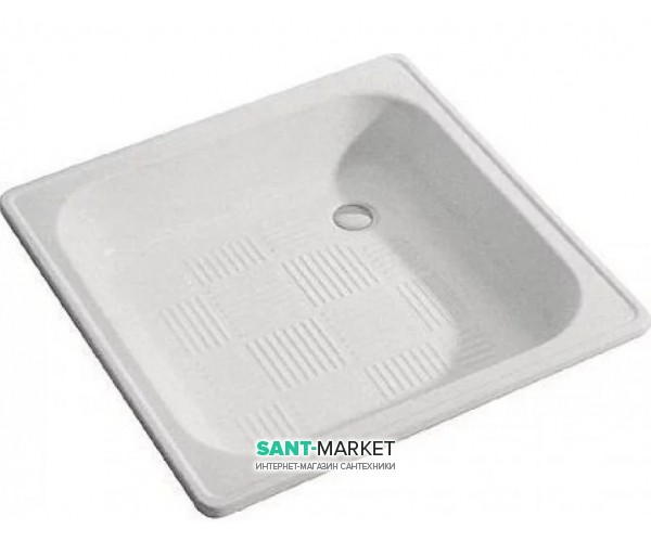 Душевой поддон Jika Sofia Antislip квадратный 90x90 см сталь белый H2140900000111