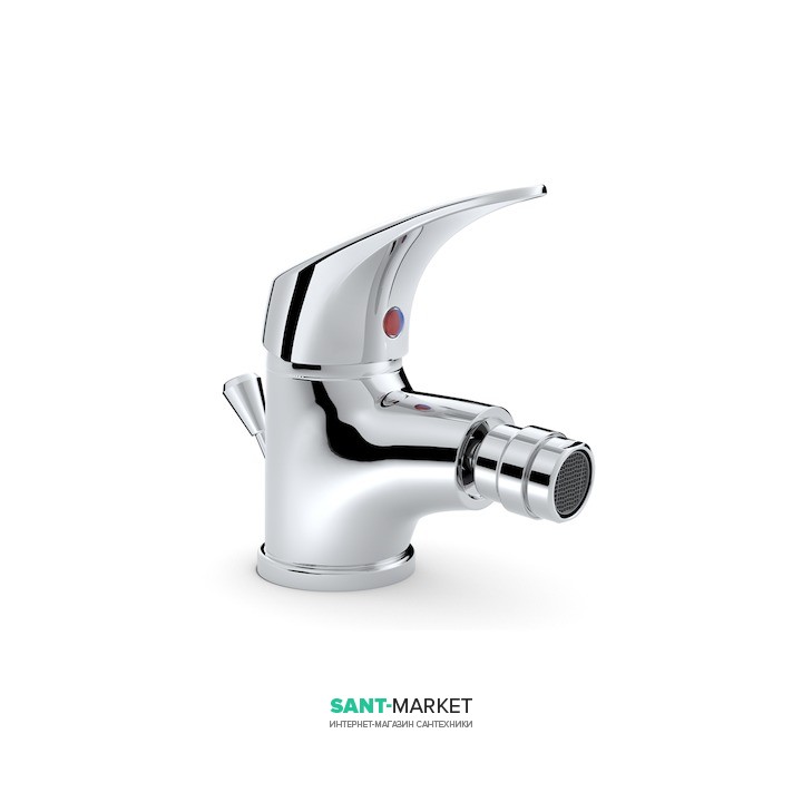 Смеситель для биде Jika Talas однорычажный с донным клапаном хром H3411N10041111