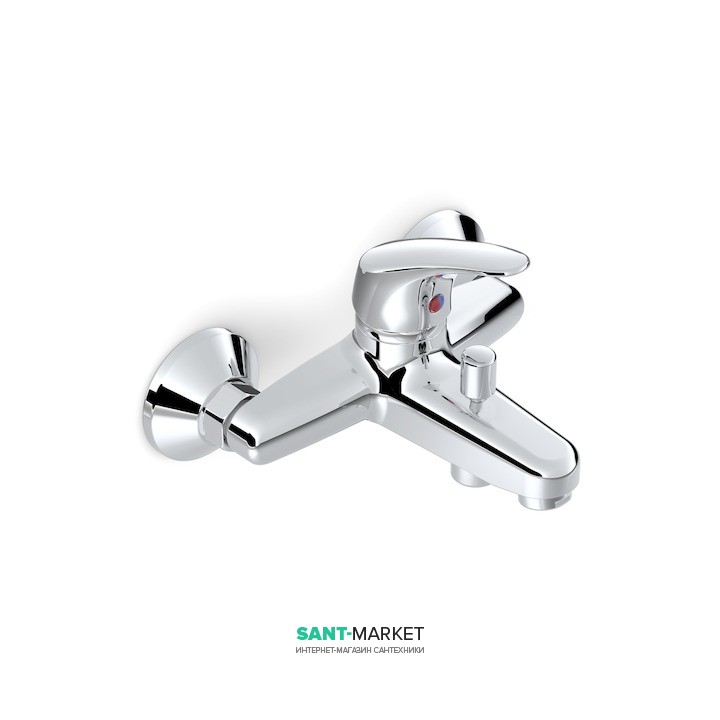 Смеситель для ванной Jika Talas однорычажный хром H3211N70044001